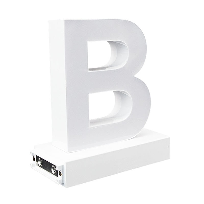 アクリサンデー LEDチャンネル文字 abcMIX マグネット式 H170mm 大文字 B 1個(ご注文単位1個)【直送品】