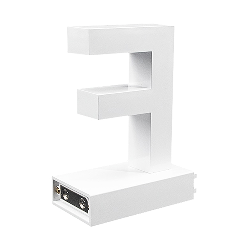 アクリサンデー LEDチャンネル文字 abcMIX マグネット式 H170mm 大文字 F 1個(ご注文単位1個)【直送品】