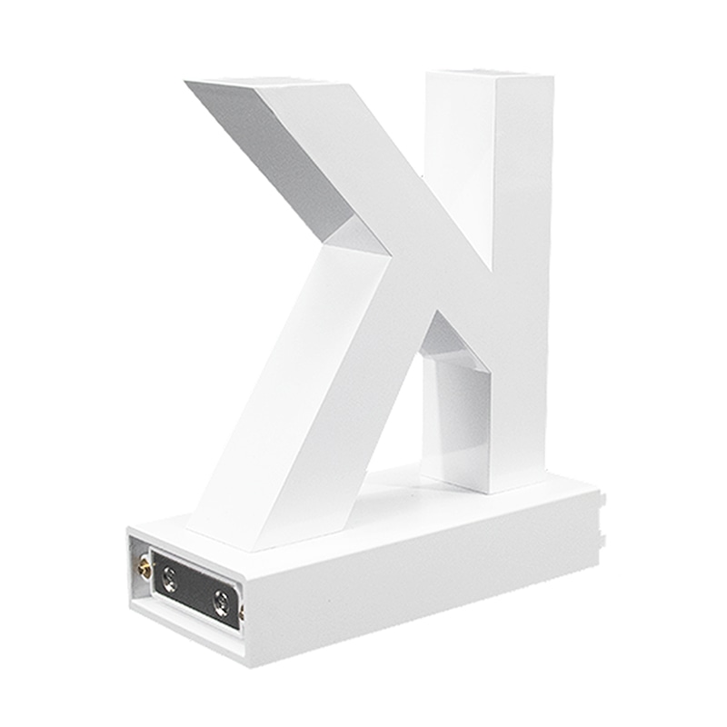 アクリサンデー LEDチャンネル文字 abcMIX マグネット式 H170mm 大文字 K 1個(ご注文単位1個)【直送品】