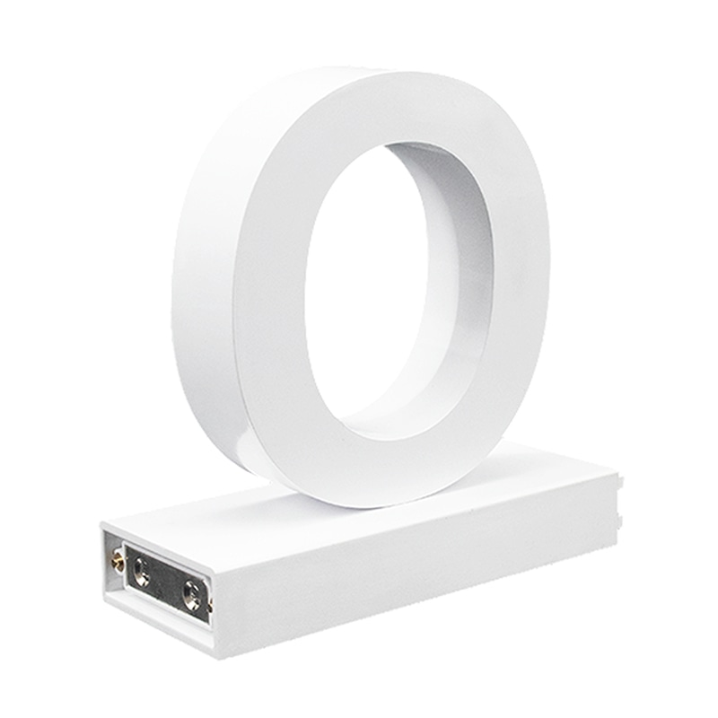 アクリサンデー LEDチャンネル文字 abcMIX マグネット式 H170mm 大文字 O 1個(ご注文単位1個)【直送品】