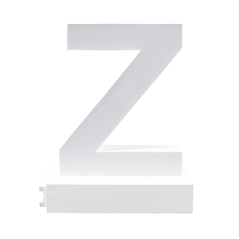 アクリサンデー LEDチャンネル文字 abcMIX マグネット式 H170mm 大文字 Z 1個(ご注文単位1個)【直送品】