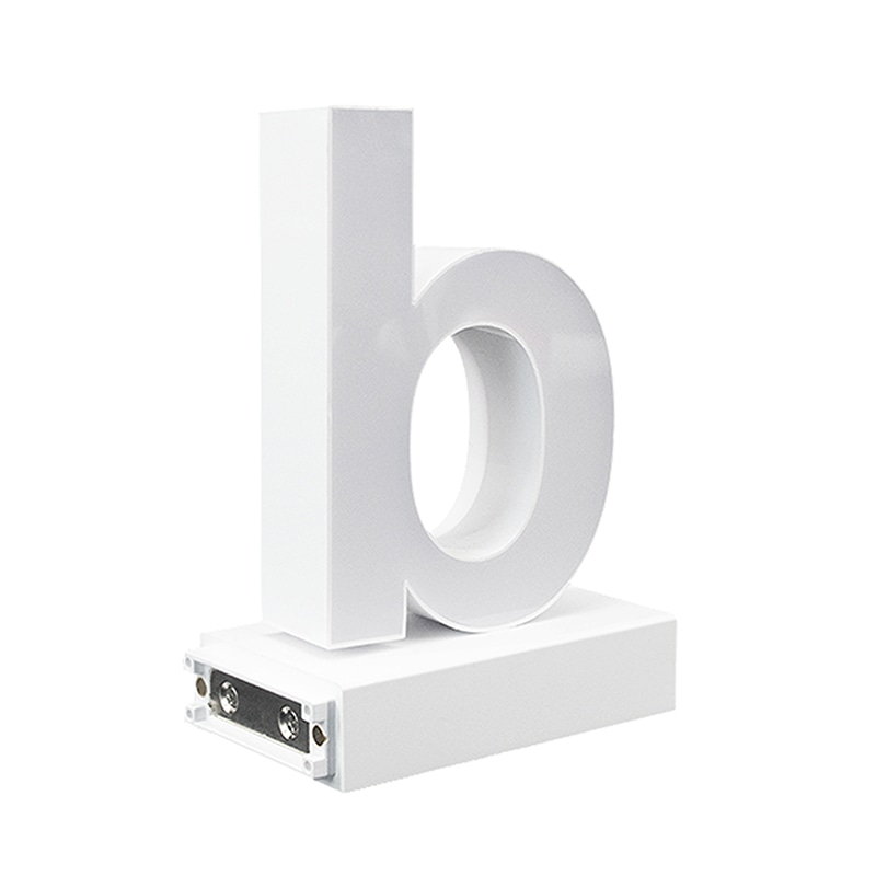 アクリサンデー LEDチャンネル文字 abcMIX マグネット式 H170mm 小文字 b 1個(ご注文単位1個)【直送品】