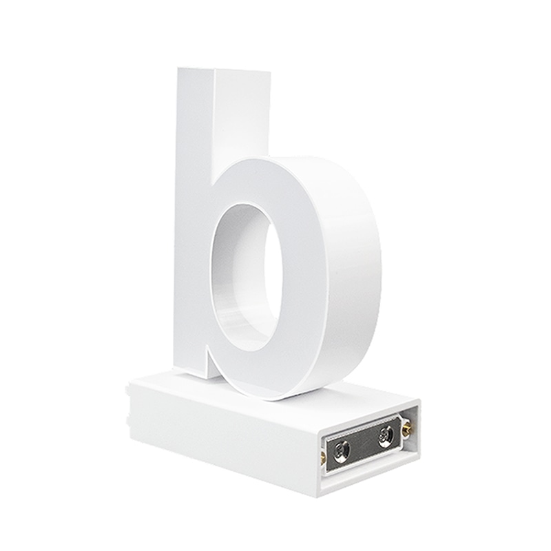 アクリサンデー LEDチャンネル文字 abcMIX マグネット式 H170mm 小文字 b 1個(ご注文単位1個)【直送品】