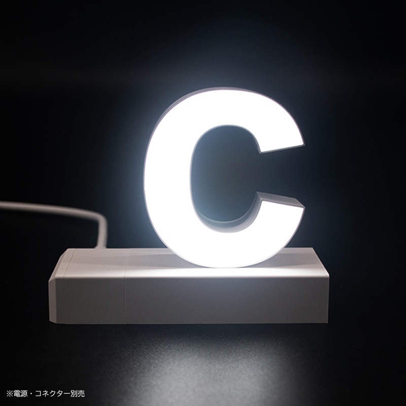 アクリサンデー LEDチャンネル文字 abcMIX マグネット式 H170mm 小文字 c 1個（ご注文単位1個）【直送品】