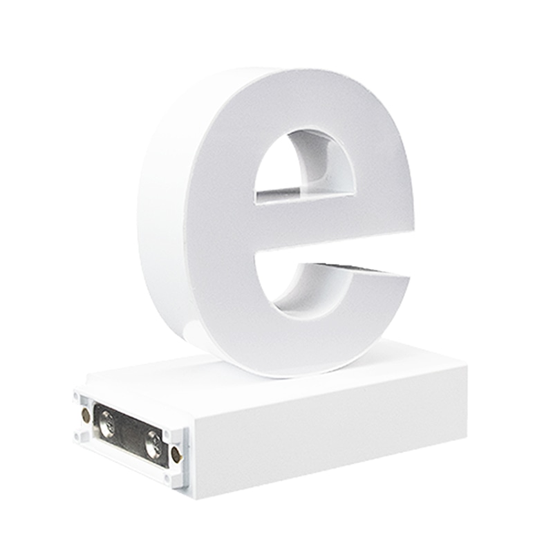 アクリサンデー LEDチャンネル文字 abcMIX マグネット式 H170mm 小文字 e 1個(ご注文単位1個)【直送品】