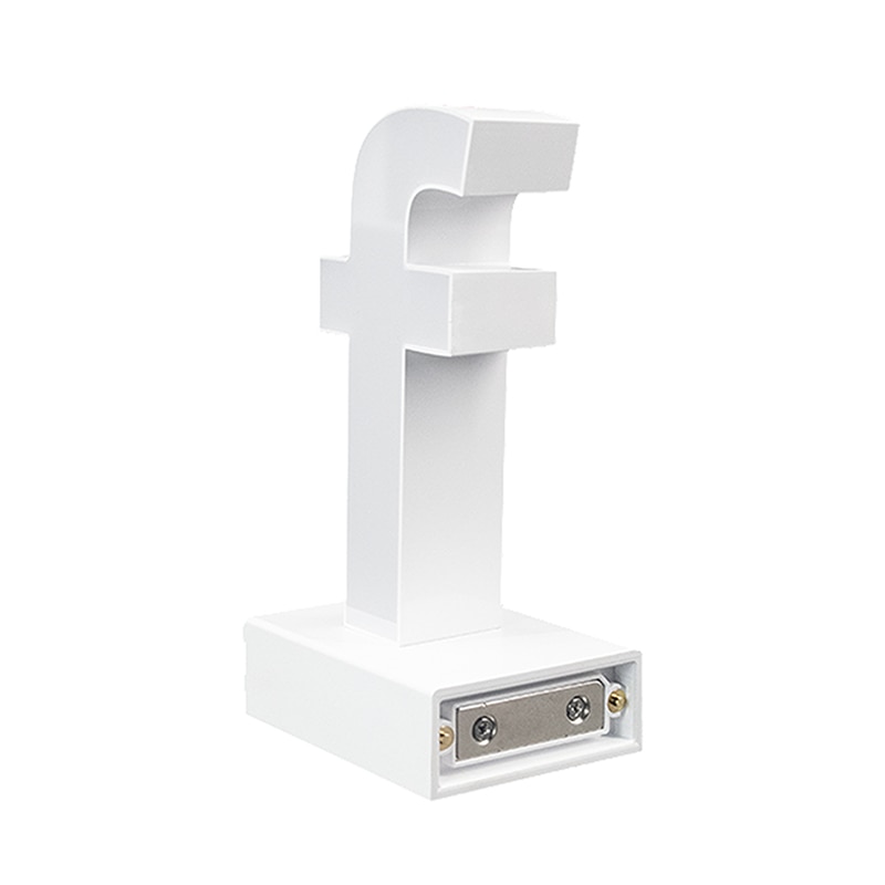 アクリサンデー LEDチャンネル文字 abcMIX マグネット式 H170mm 小文字 f 1個(ご注文単位1個)【直送品】