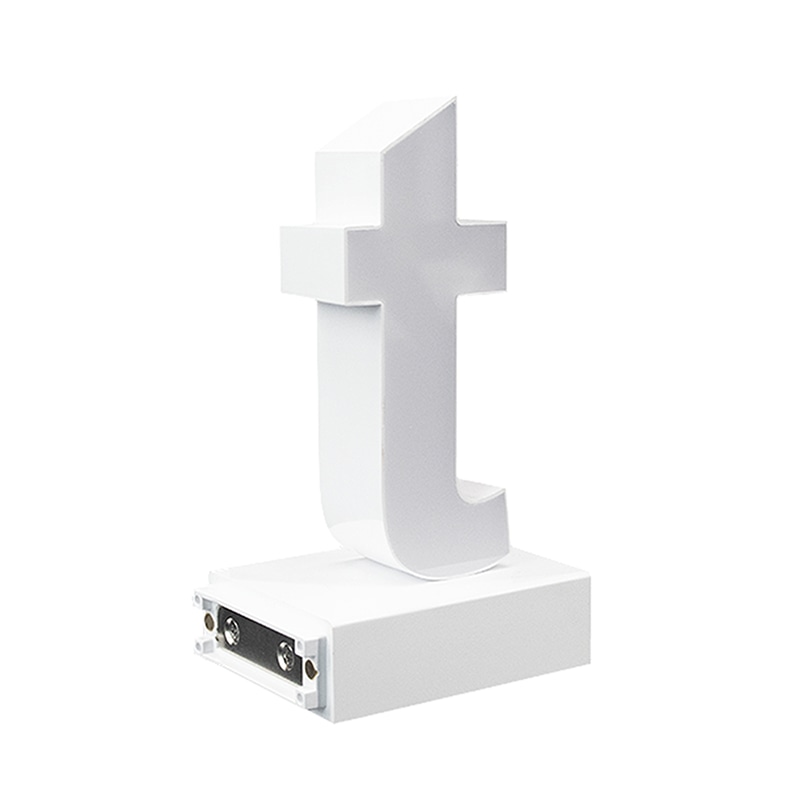 アクリサンデー LEDチャンネル文字 abcMIX マグネット式 H170mm 小文字 t 1個(ご注文単位1個)【直送品】