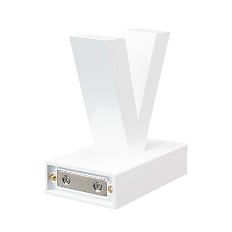 アクリサンデー LEDチャンネル文字 abcMIX マグネット式 H170mm 小文字 v 1個(ご注文単位1個)【直送品】