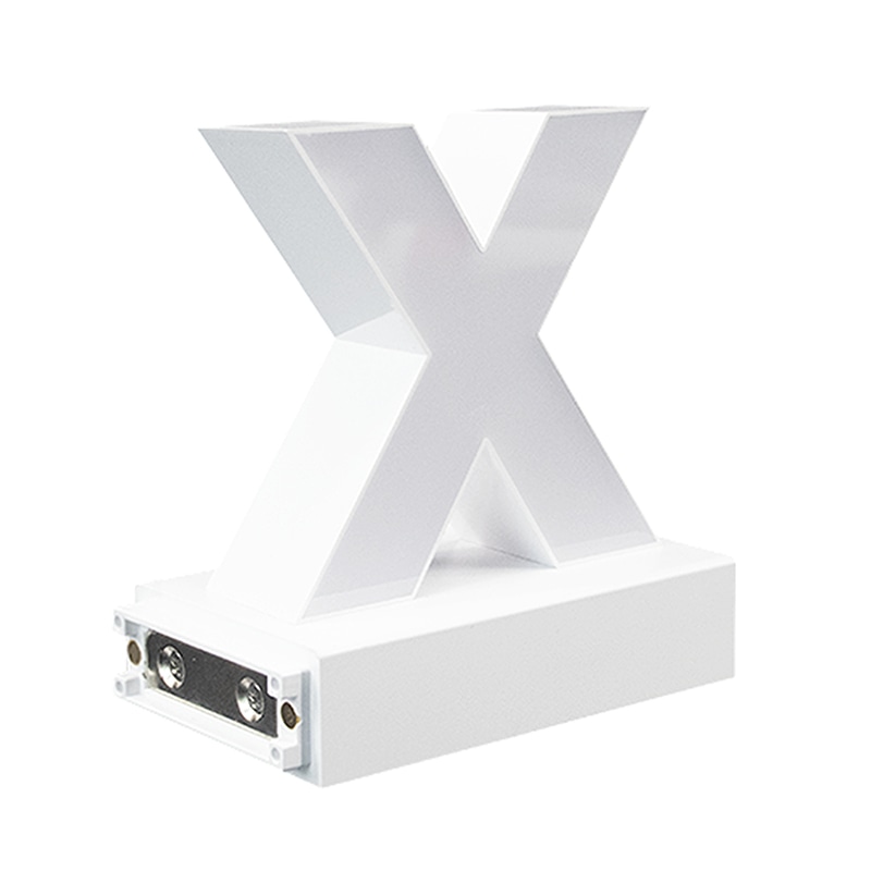 アクリサンデー LEDチャンネル文字 abcMIX マグネット式 H170mm 小文字 x 1個(ご注文単位1個)【直送品】