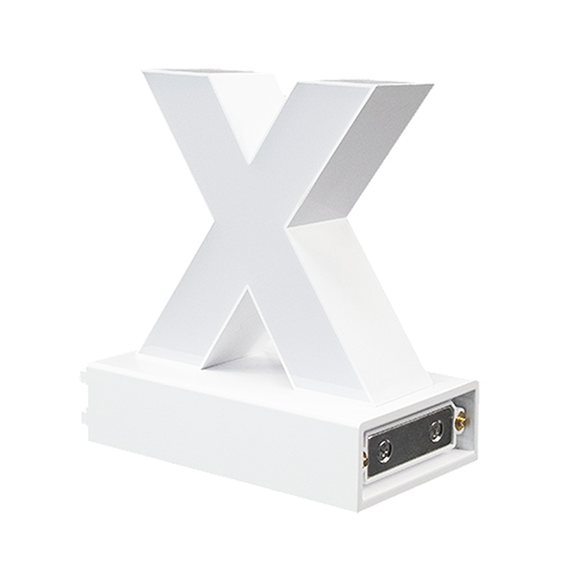 アクリサンデー LEDチャンネル文字 abcMIX マグネット式 H170mm 小文字 x 1個(ご注文単位1個)【直送品】