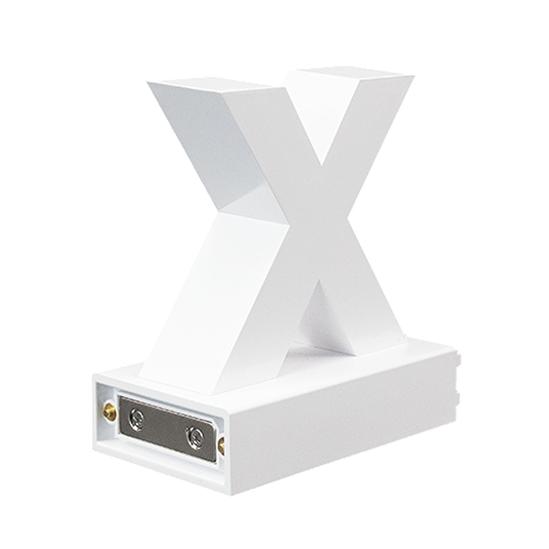 アクリサンデー LEDチャンネル文字 abcMIX マグネット式 H170mm 小文字 x 1個(ご注文単位1個)【直送品】