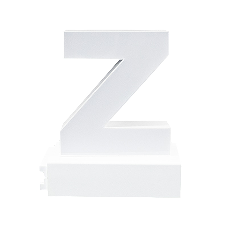 アクリサンデー LEDチャンネル文字 abcMIX マグネット式 H170mm 小文字 z 1個(ご注文単位1個)【直送品】