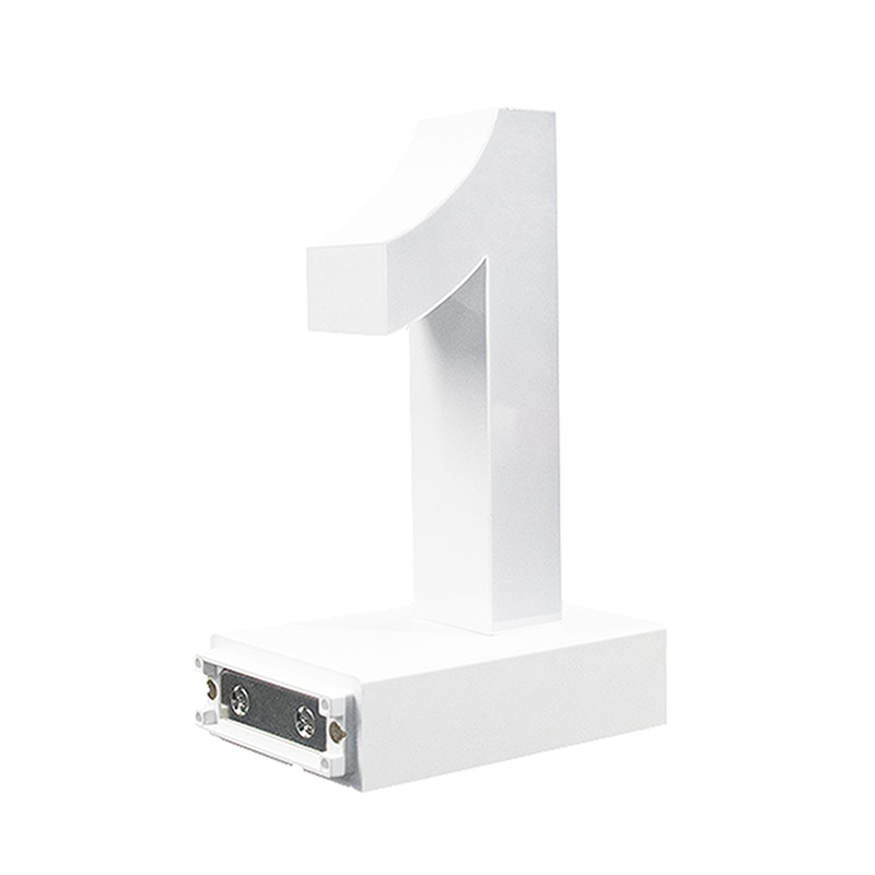 アクリサンデー LEDチャンネル文字 abcMIX マグネット式 H170mm 数字 1 1個(ご注文単位1個)【直送品】