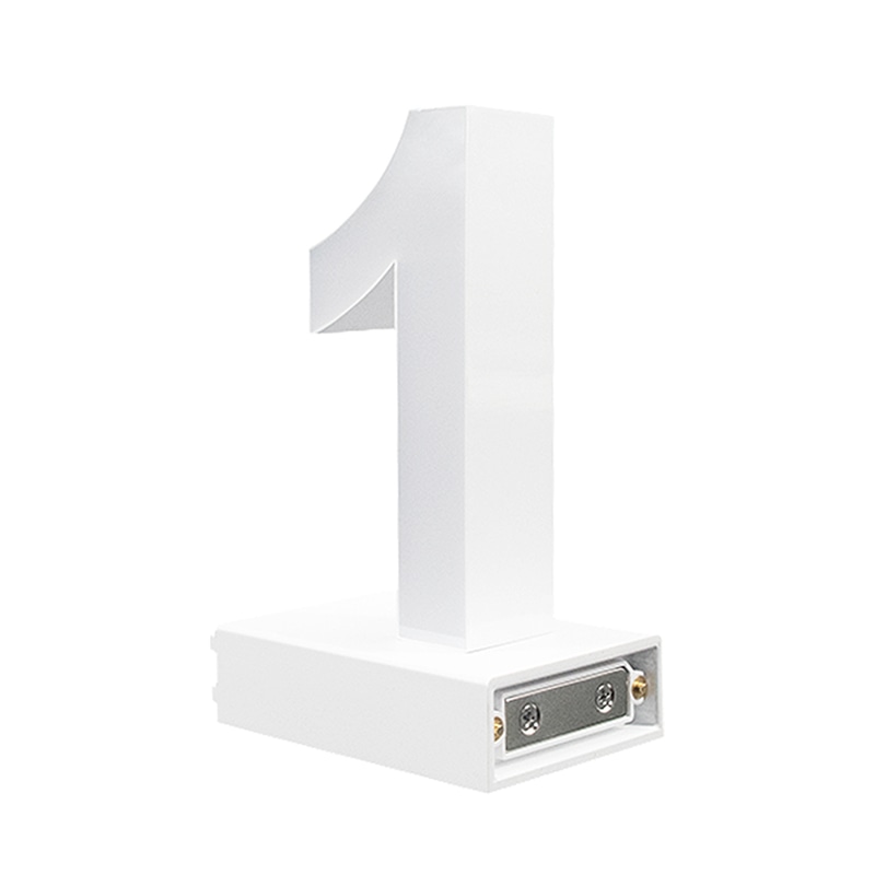 アクリサンデー LEDチャンネル文字 abcMIX マグネット式 H170mm 数字 1 1個(ご注文単位1個)【直送品】