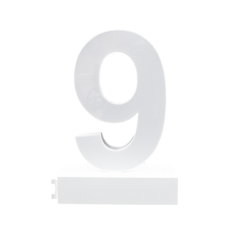 アクリサンデー LEDチャンネル文字 abcMIX マグネット式 H170mm 数字 9 1個(ご注文単位1個)【直送品】