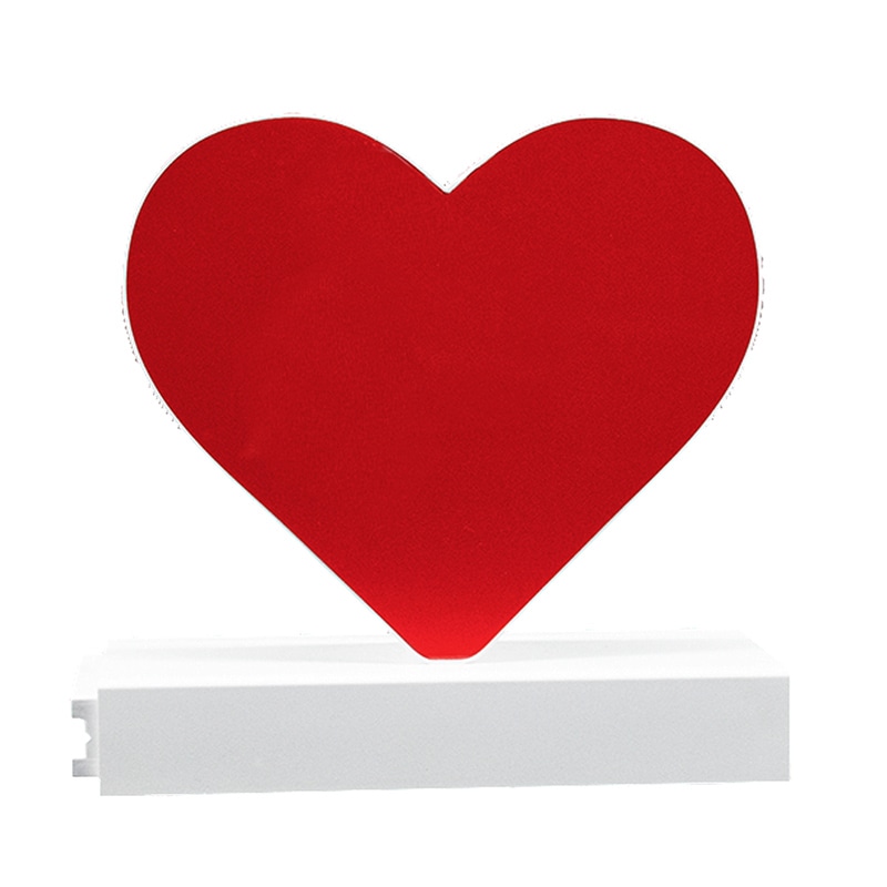 アクリサンデー LEDチャンネル文字 abcMIX マグネット式 H170mm 記号 ハート 1個(ご注文単位1個)【直送品】