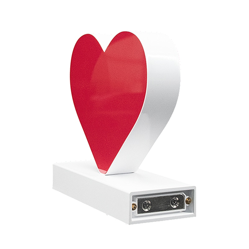 アクリサンデー LEDチャンネル文字 abcMIX マグネット式 H170mm 記号 ハート 1個(ご注文単位1個)【直送品】