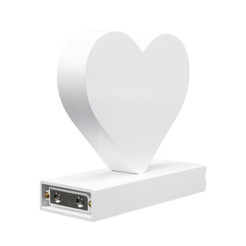 アクリサンデー LEDチャンネル文字 abcMIX マグネット式 H170mm 記号 ハート 1個(ご注文単位1個)【直送品】