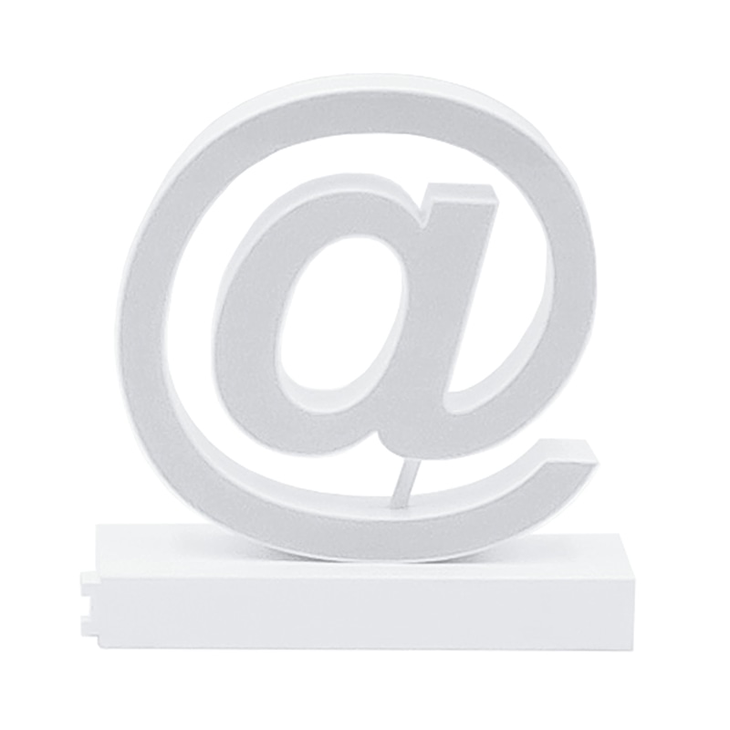 アクリサンデー LEDチャンネル文字 abcMIX マグネット式 H170mm 記号 @ アットマーク 1個(ご注文単位1個)【直送品】