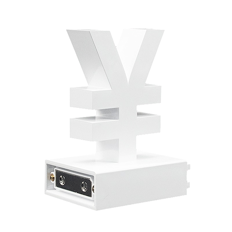 アクリサンデー LEDチャンネル文字 abcMIX マグネット式 H170mm 記号 ¥ 円マーク 1個(ご注文単位1個)【直送品】