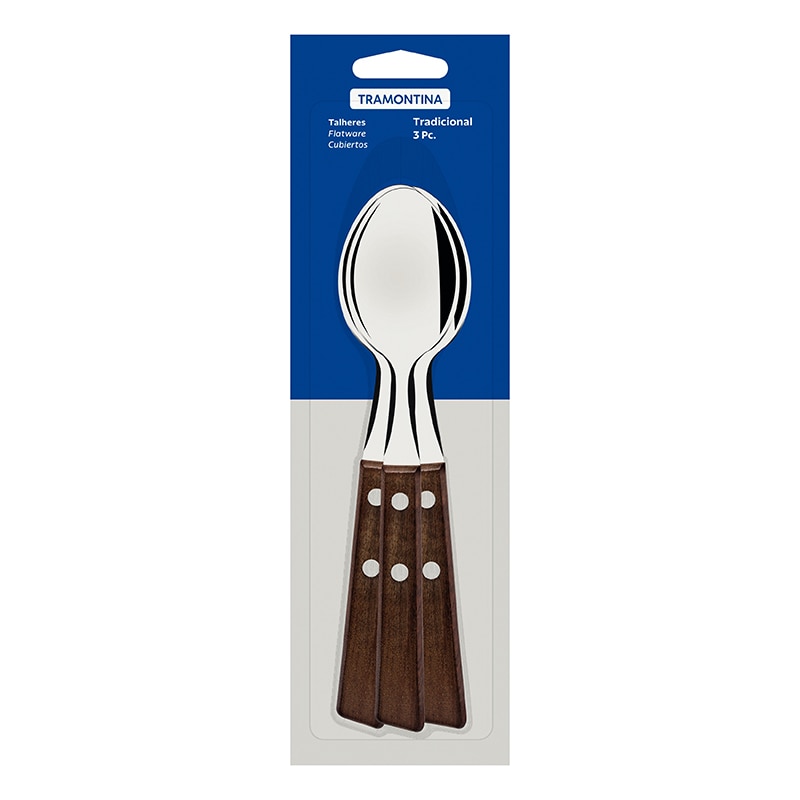トラモンティーナ トラディショナル テーブルスプーン 3本セット ブリスターパック 22203300 1セット（ご注文単位1セット）【直送品】