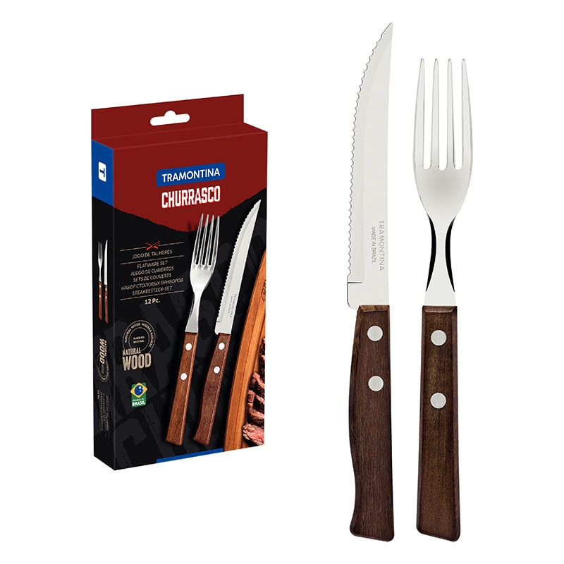 トラモンティーナ トラディショナル ステーキナイフ&フォーク 12点 22299009 1セット（ご注文単位1セット）【直送品】