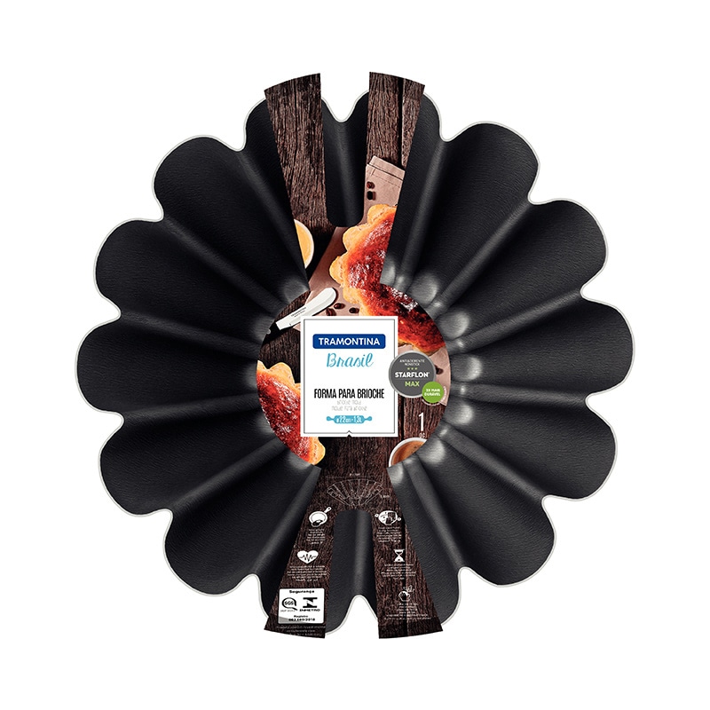 ノボダ トラモンティーナ ノンスティック ブリオッシュ型 22cm 20065/022 1個(ご注文単位1個)【直送品】