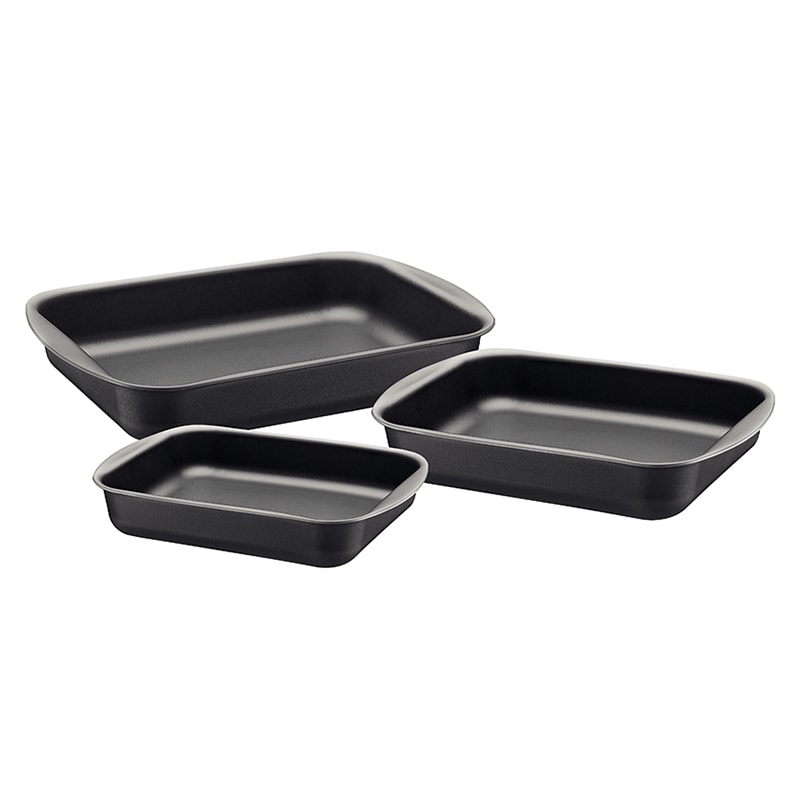 ノボダ トラモンティーナ ノンスティック グリルパン 3点セット 22cm/28cm/34cm 20099/020 1セット（ご注文単位1セット）【直送品】