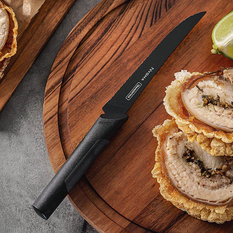 ノボダ トラモンティーナ ニグマ ブラック ステーキナイフ 5インチ 23681/105 1個(ご注文単位1個)【直送品】