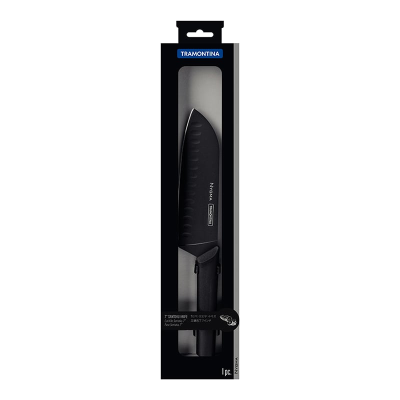 ノボダ トラモンティーナ ニグマ ブラック 三徳包丁 7インチ 23685/107 1個（ご注文単位1個）【直送品】