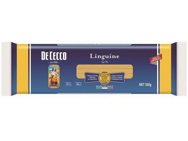ディ・チェコ　No.7　リングイーネ 500g 常温 1袋※軽（ご注文単位1袋）※注文上限数12まで【直送品】