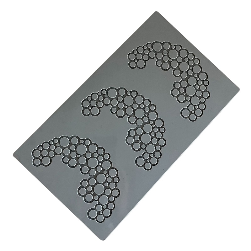 パボーニ シリコンモールド パボデコアー サークルズ1 3個取 PR004 1枚(ご注文単位1枚)【直送品】