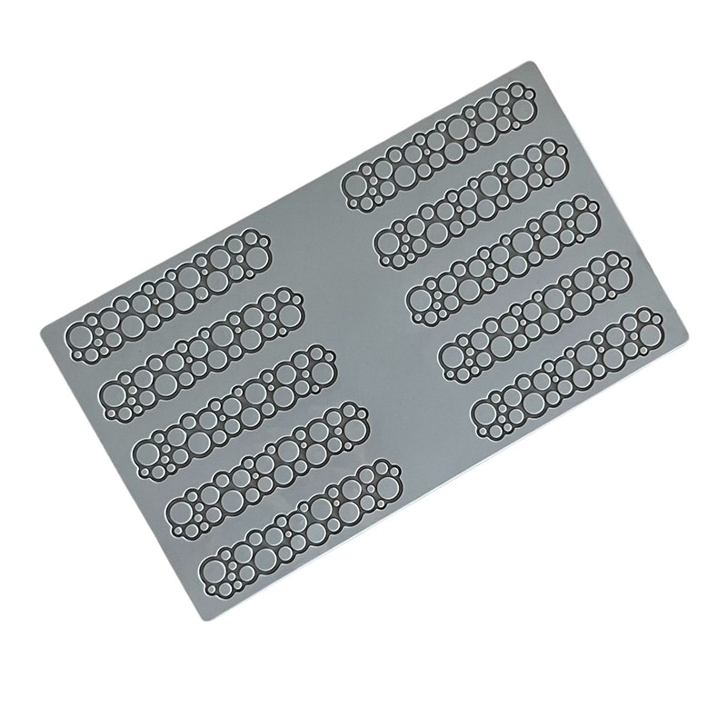 パボーニ シリコンモールド パボデコアー サークルズ3 10個取 PR006 1枚(ご注文単位1枚)【直送品】