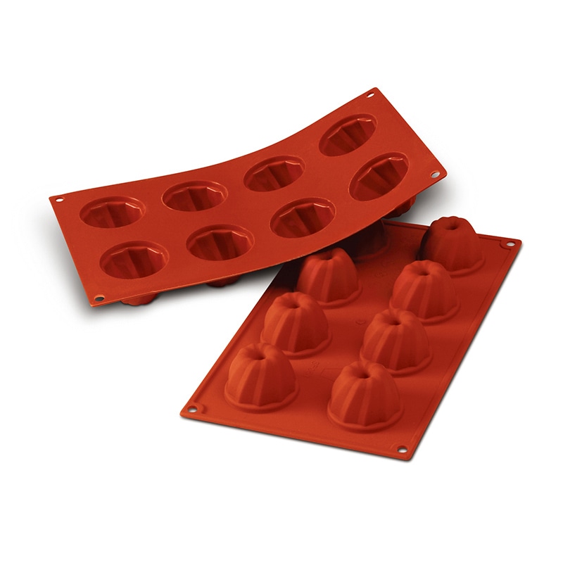 パシフィック洋行　製菓シリコン型　8個取 SF057　スモールクグロフ 1個（ご注文単位1個）【直送品】