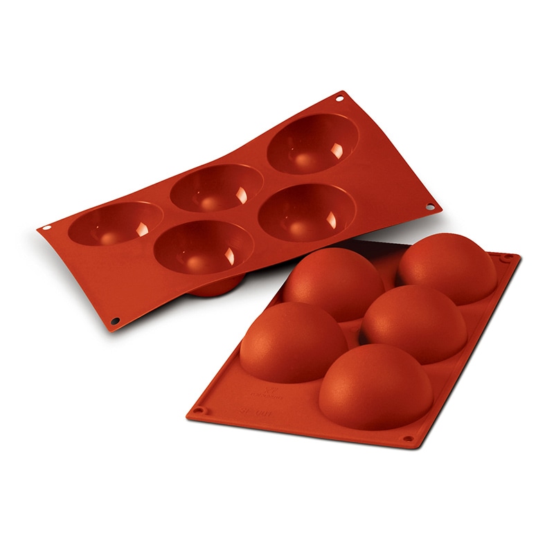 パシフィック洋行　製菓シリコン型　5個取 SF001　半球80 1個（ご注文単位1個）【直送品】