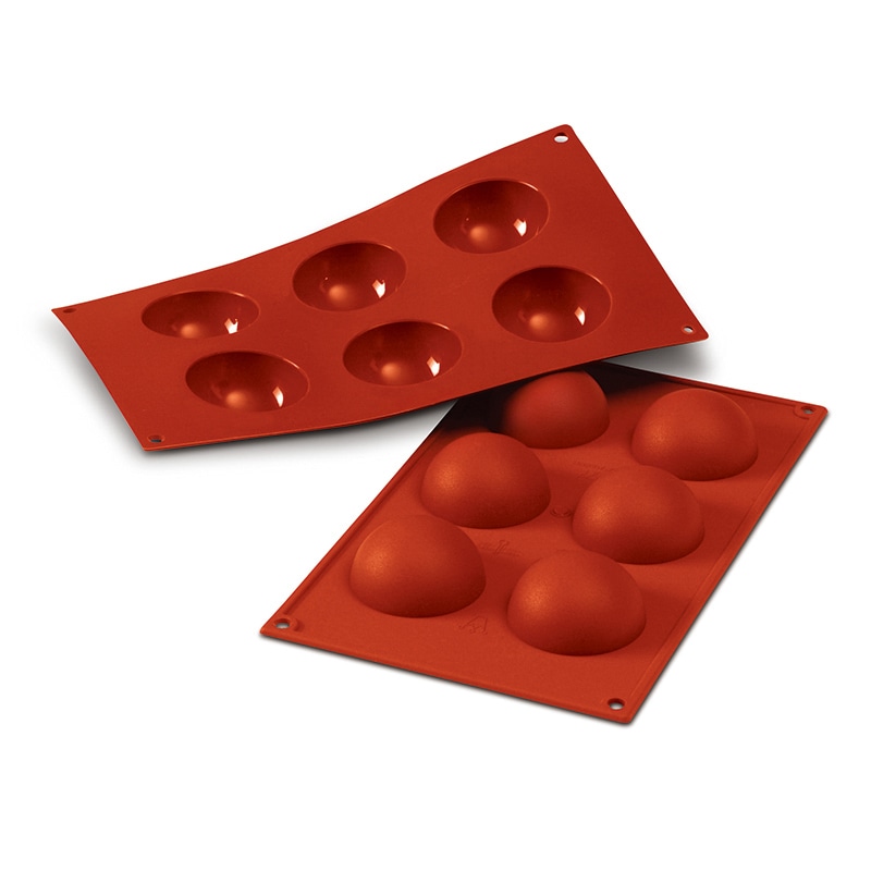 パシフィック洋行　製菓シリコン型　6個取 SF003　半球60 1個（ご注文単位1個）【直送品】