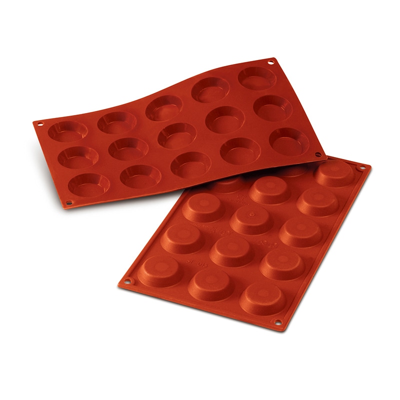 パシフィック洋行　製菓シリコン型　15個取 SF013　タルトレット45 1個（ご注文単位1個）【直送品】