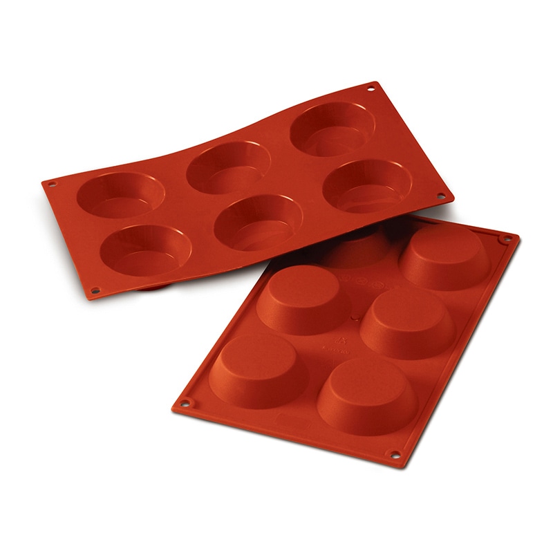 パシフィック洋行　製菓シリコン型　6個取 SF016　タルトレット70 1個（ご注文単位1個）【直送品】