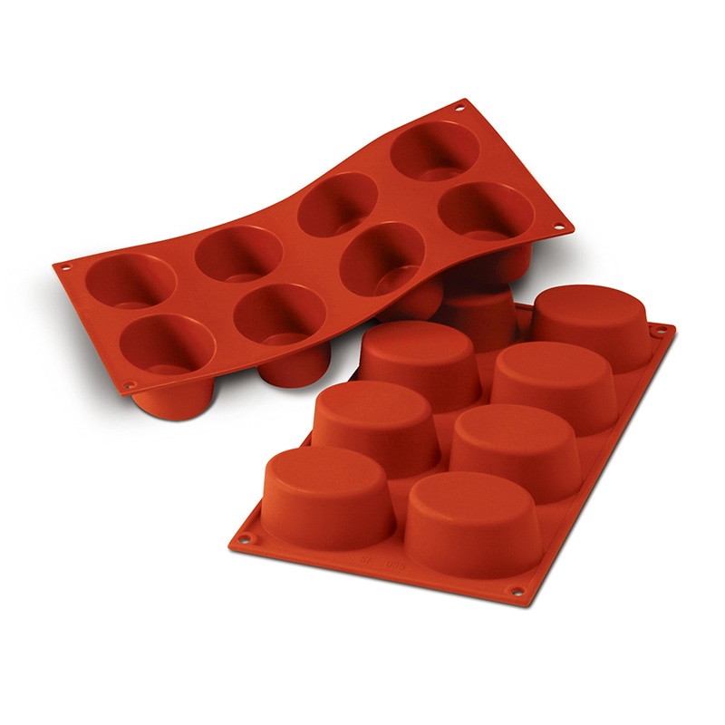 パシフィック洋行　製菓シリコン型　8個取 SF055　ビックオーバル 1個（ご注文単位1個）【直送品】