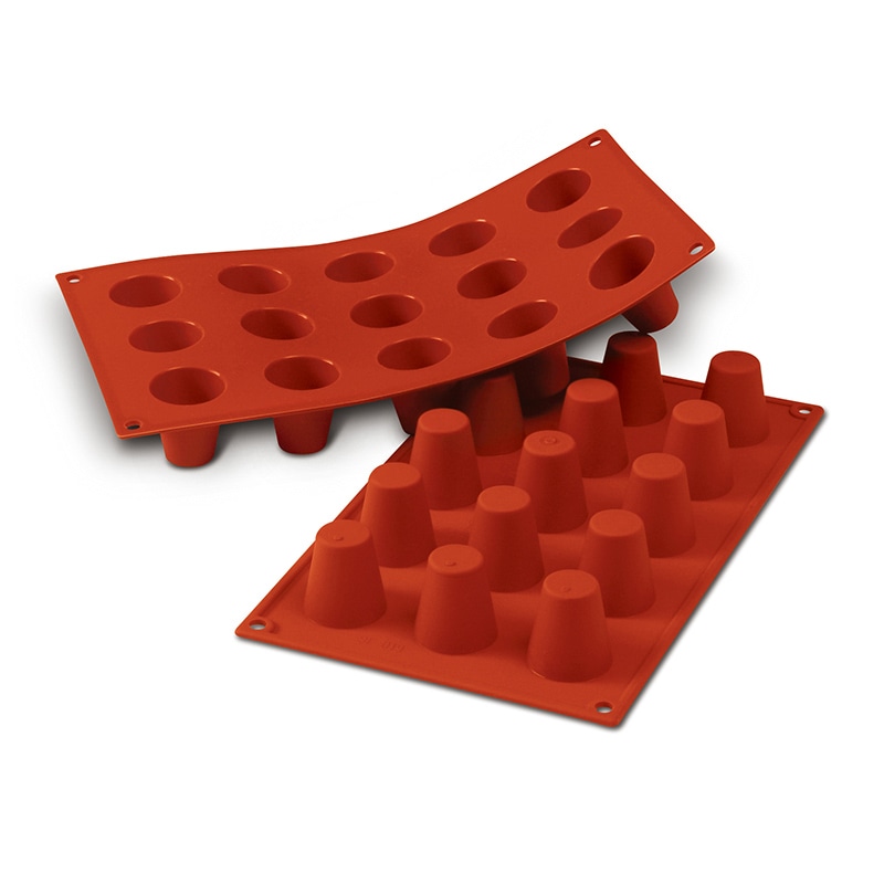 パシフィック洋行　製菓シリコン型　15個取 SF019　スモールバーバ 1個（ご注文単位1個）【直送品】