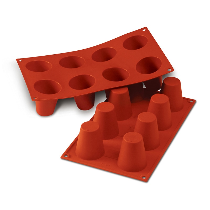 パシフィック洋行　製菓シリコン型　8個取 SF021　ビックバーバ 1個（ご注文単位1個）【直送品】