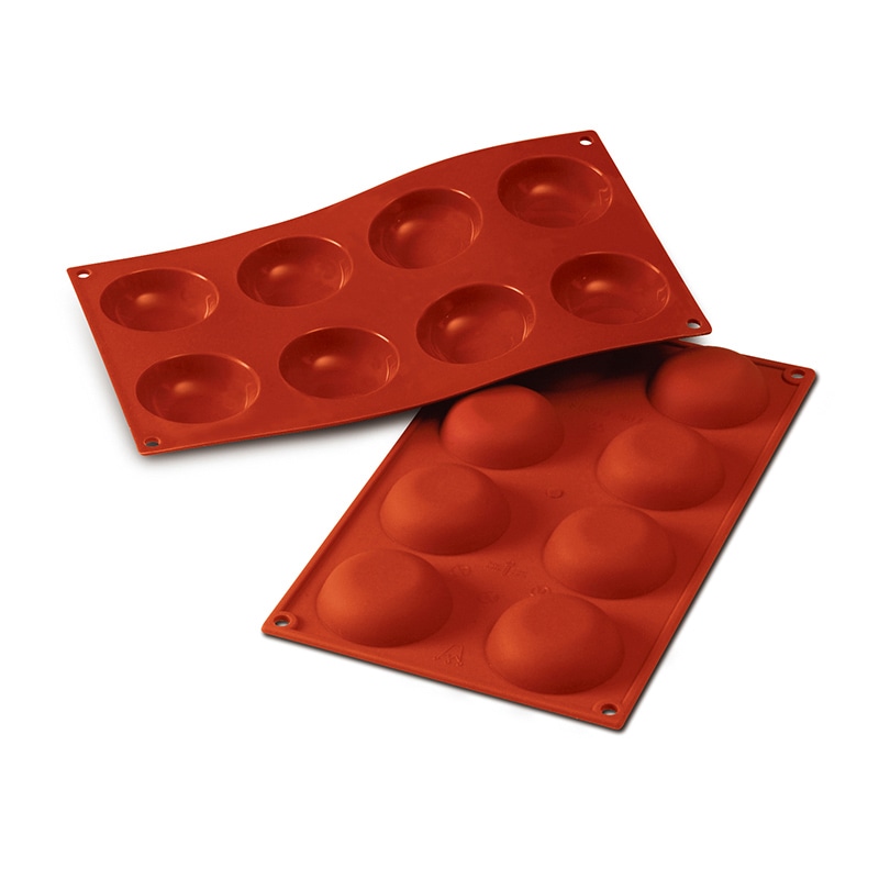 パシフィック洋行　製菓シリコン型　8個取 SF053　クラッペン 1個（ご注文単位1個）【直送品】