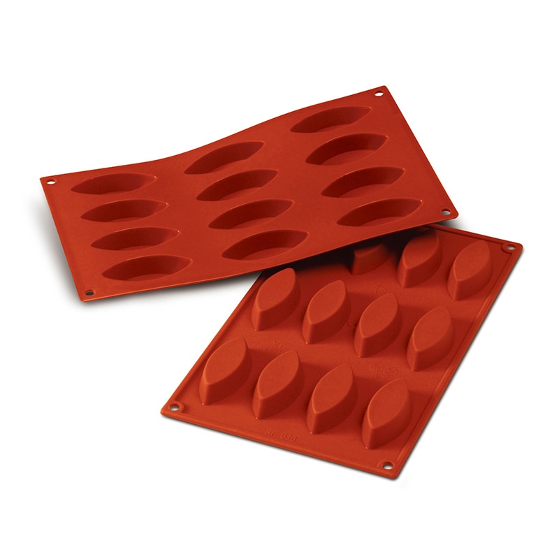 パシフィック洋行　製菓シリコン型　12個取 SF038　ミディアムボート 1個（ご注文単位1個）【直送品】