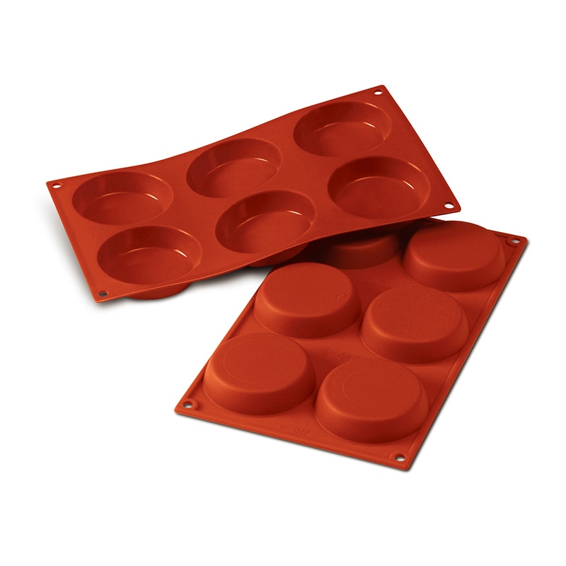 パシフィック洋行　製菓シリコン型　6個取 SF047　フランモールド80 1個（ご注文単位1個）【直送品】