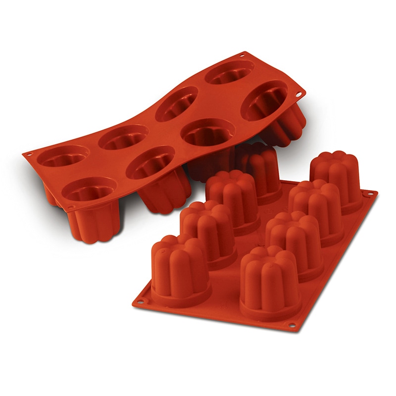 パシフィック洋行　製菓シリコン型　8個取 SF051　ババリース 1個（ご注文単位1個）【直送品】