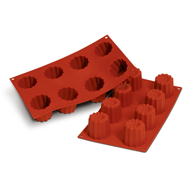 パシフィック洋行　製菓シリコン型　8個取 SF050　ビックカヌレ 1個（ご注文単位1個）【直送品】