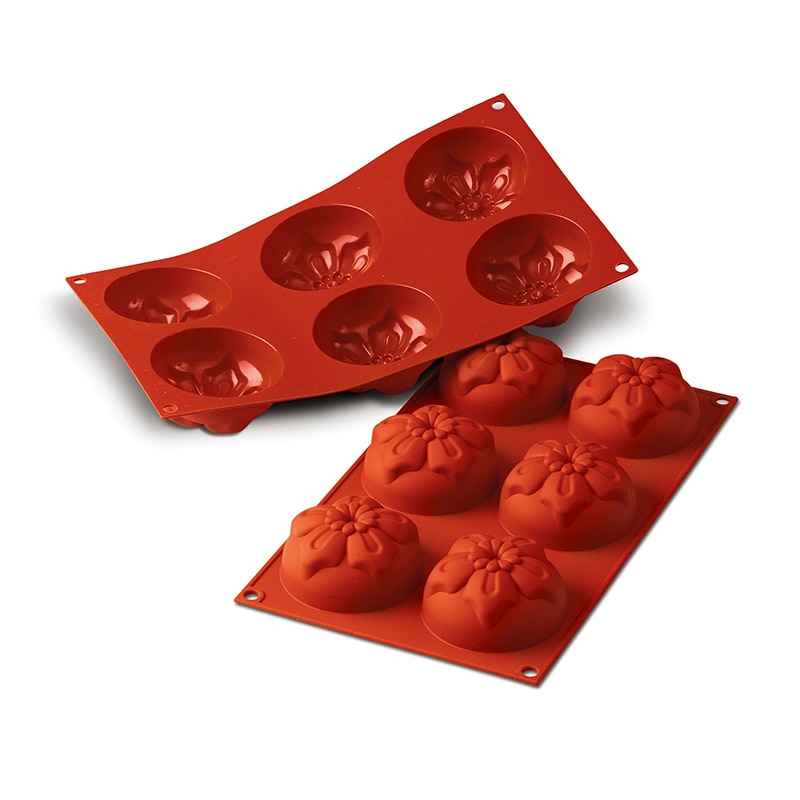 パシフィック洋行　製菓シリコン型　6個取 SF075　ナーシサス 1個（ご注文単位1個）【直送品】