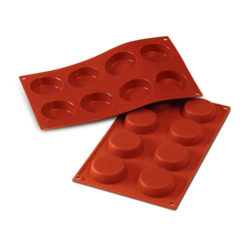 パシフィック洋行　製菓シリコン型　8個取 SF045　フランモールド60 1個（ご注文単位1個）【直送品】