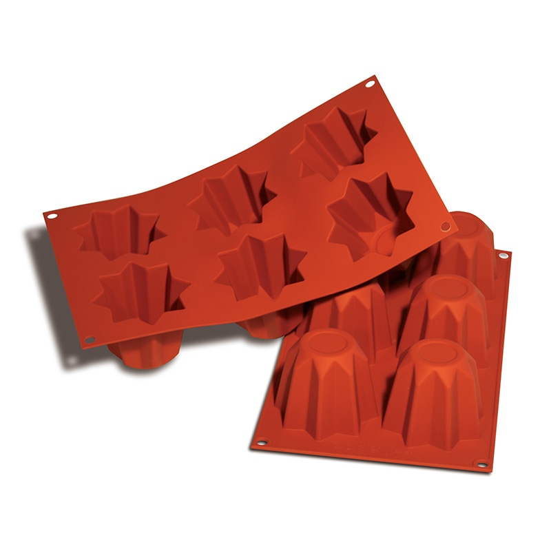 パシフィック洋行　製菓シリコン型　6個取 SF100　パンドリーノ 1個（ご注文単位1個）【直送品】