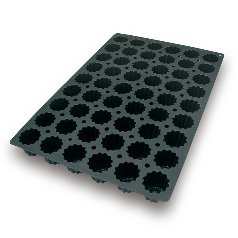 パシフィック洋行　製菓シリコン型　カヌレ 54取 2SI-SQ002　1個（ご注文単位1個）【直送品】